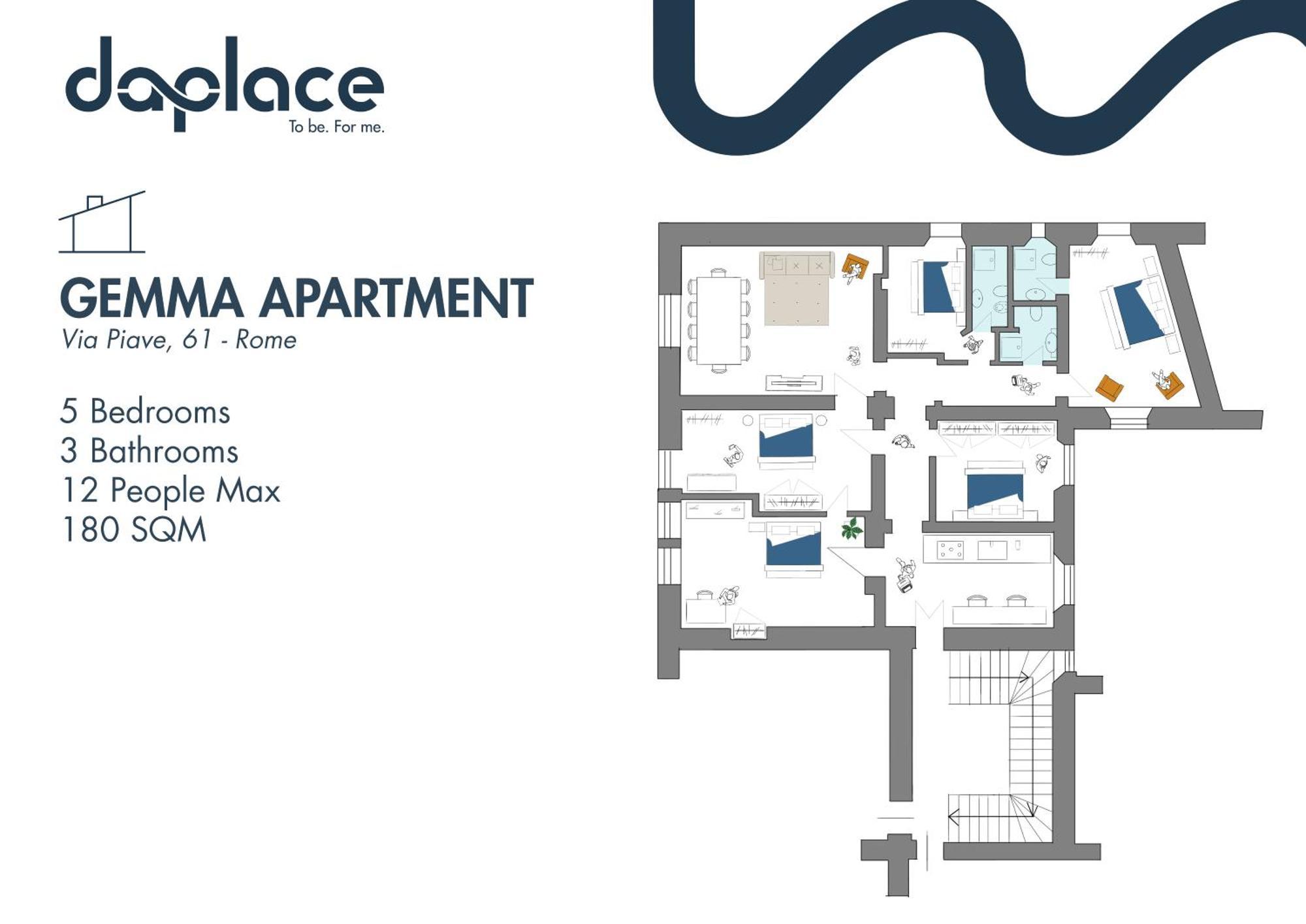 Daplace - Gemma Apartment Рим Екстериор снимка